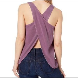 NWT TenTree crisscross back tank in Violet